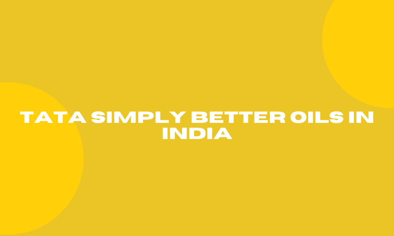 TATA Simply Better Oils in India