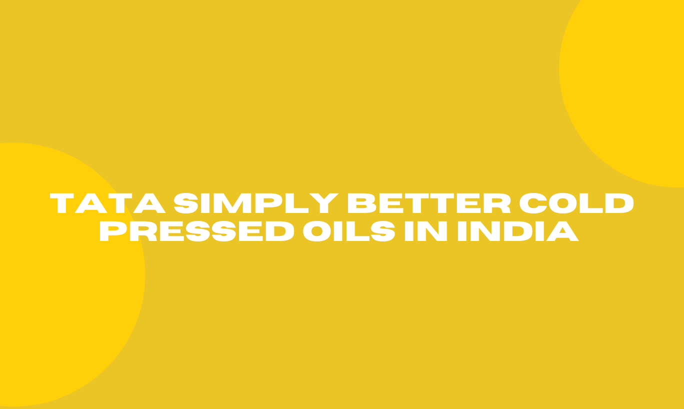 Tata Simply Better Cold Pressed Oils in India