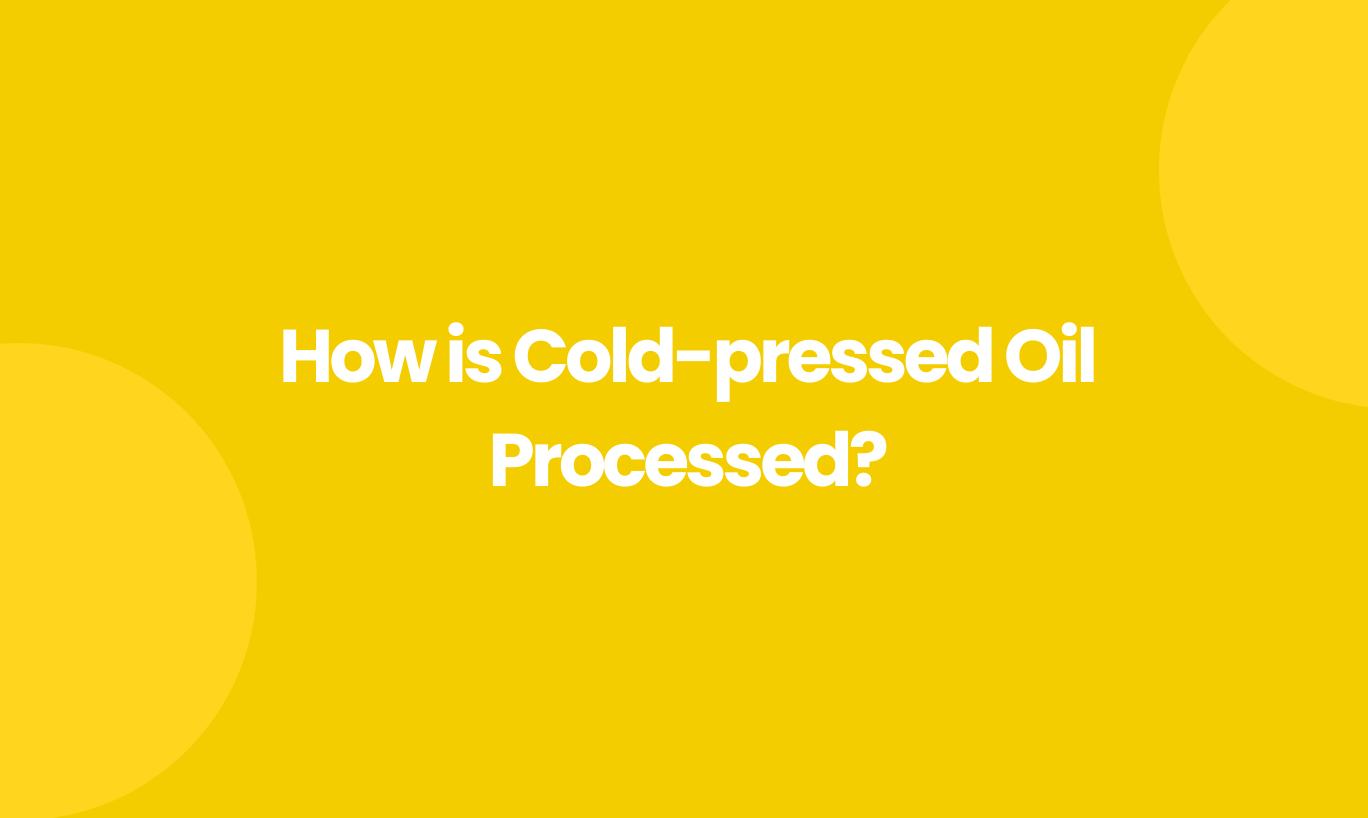 cold pressed oil